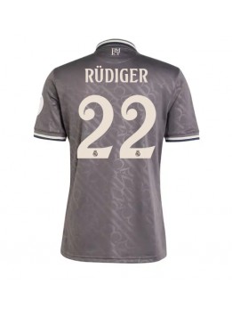 Billige Real Madrid Antonio Rudiger #22 Tredjedrakt 2024-25 Kortermet